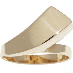 LuxUness K18YG Ring ring35 Metal Ring